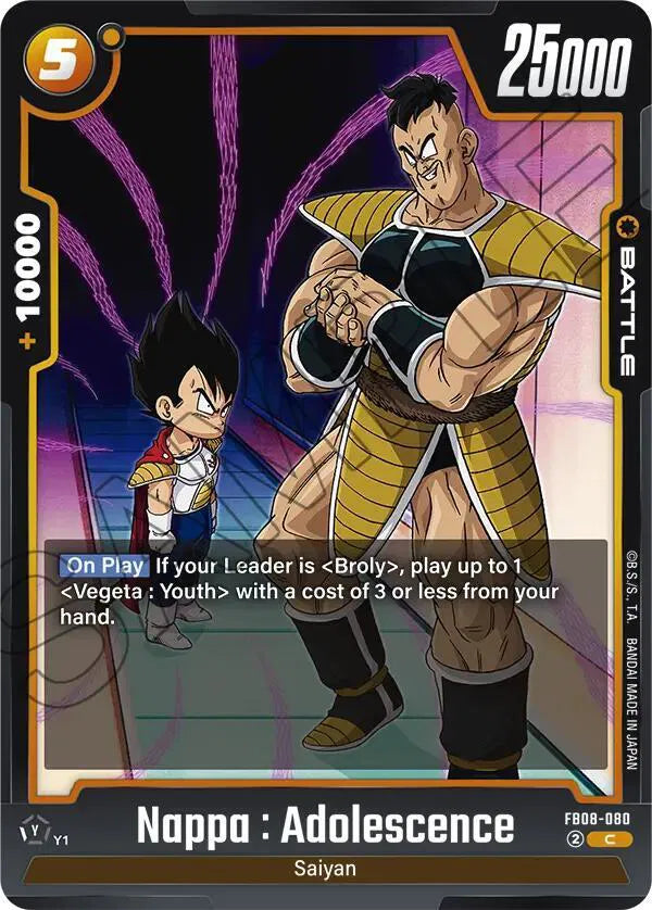 Nappa: Adolescence FB08-080