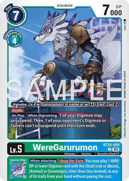 WereGarurumon BT24-050