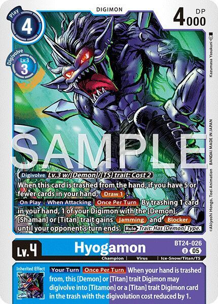 Hyogamon BT24-026