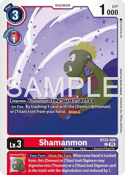 Shamanmon BT24-009