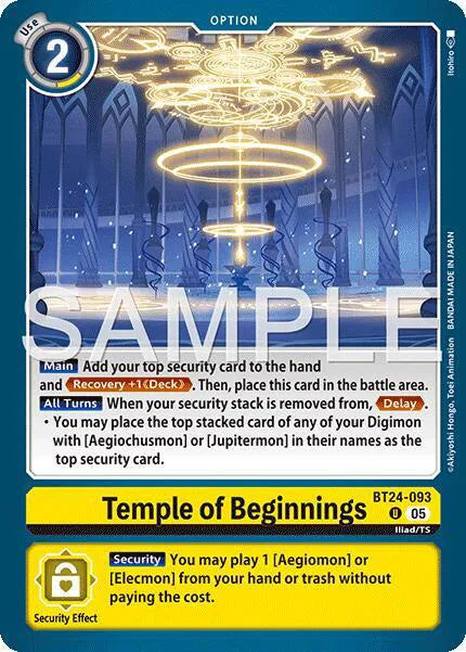 Temple of Beginnings BT24-093
