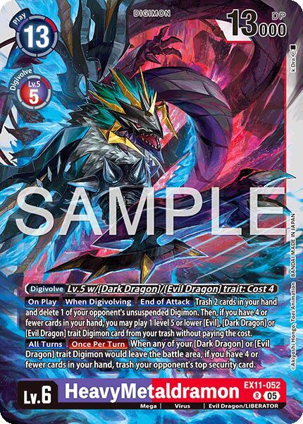 HeavyMetaldramon EX11-052 Holo