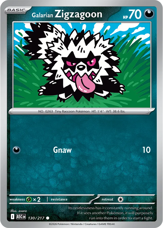 Galarian Zigzagoon 130/217