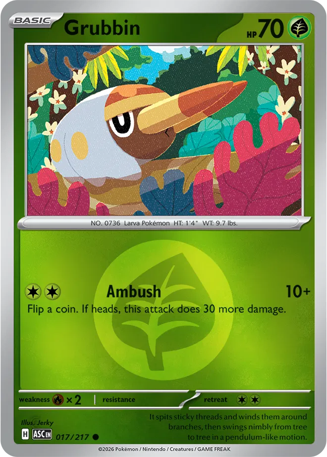 Grubbin 017/217 Energy Symbol Pattern