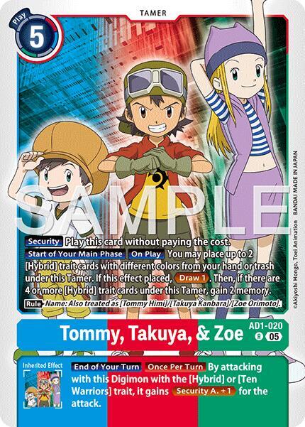 Tommy, Takuya, & Zoe Holo AD1-020