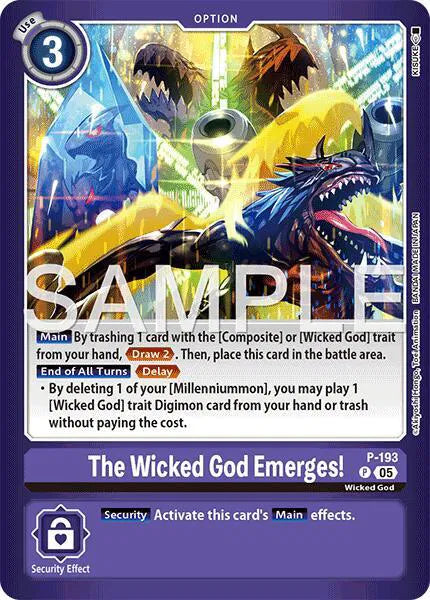 The Wicked God Emerges! P-193 Holo