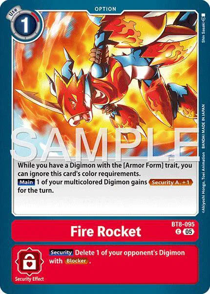 Fire Rocket Foil Reprint BT8-095