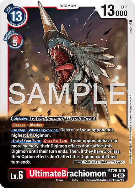 UltimateBrachiomon BT25-019 Foil