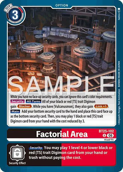 Factorial Area BT25-102