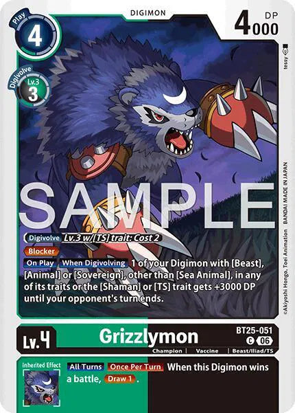 Grizzlymon BT25-051