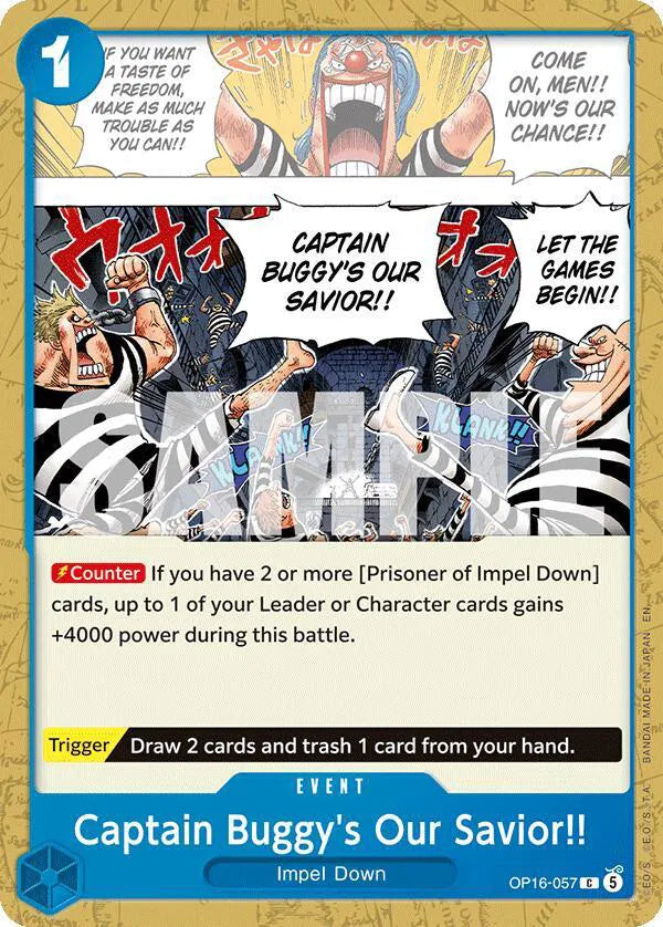 Captain Buggy's Our Savior!! OP16-057