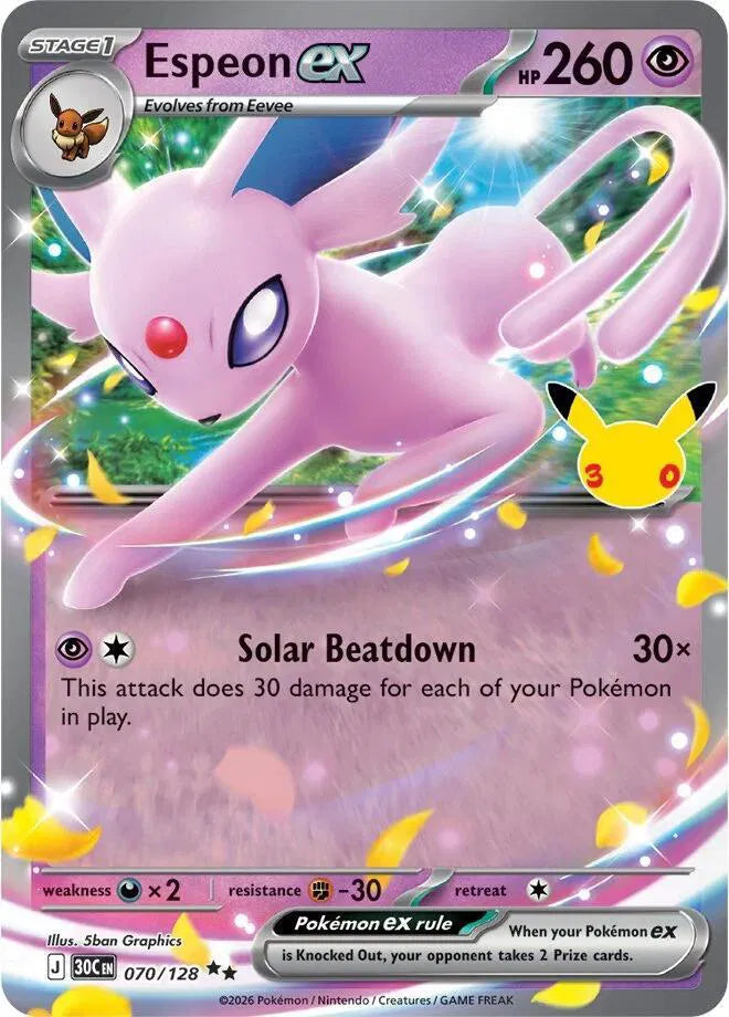 Espeon ex 070/128 Holofoil