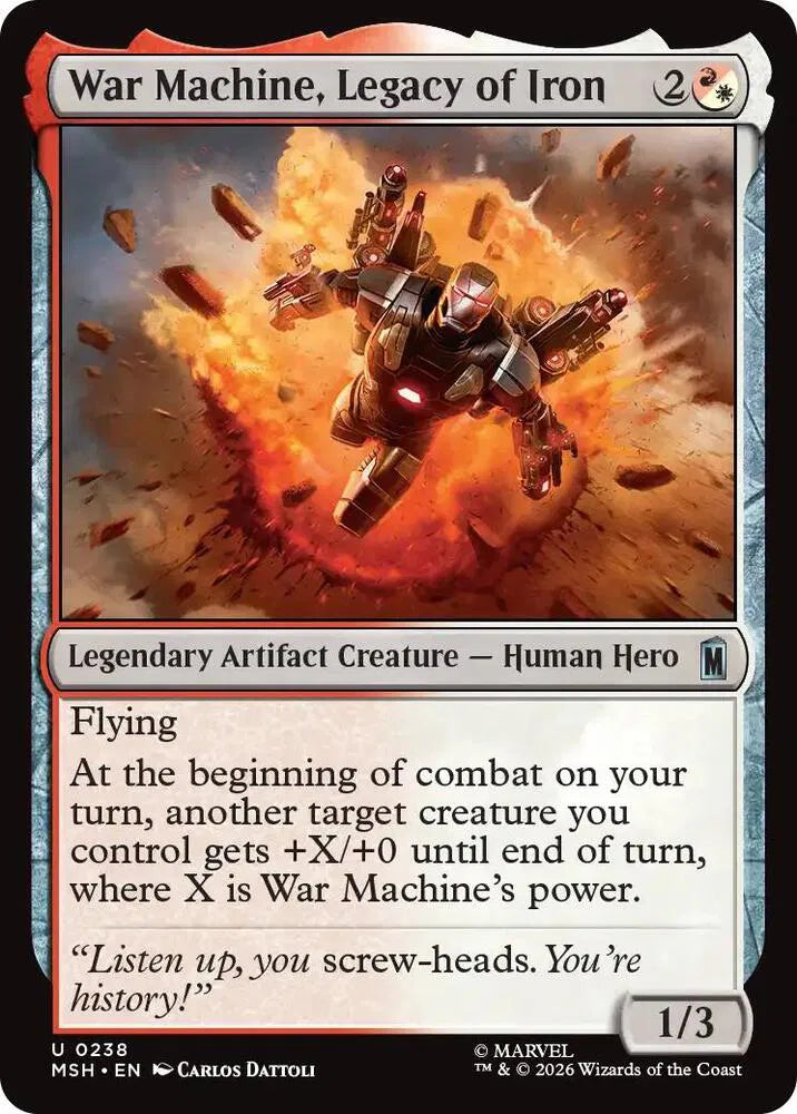 War Machine, Legacy of Iron 238