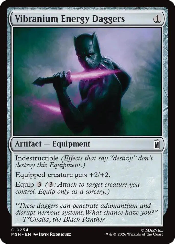 Vibranium Energy Daggers 254