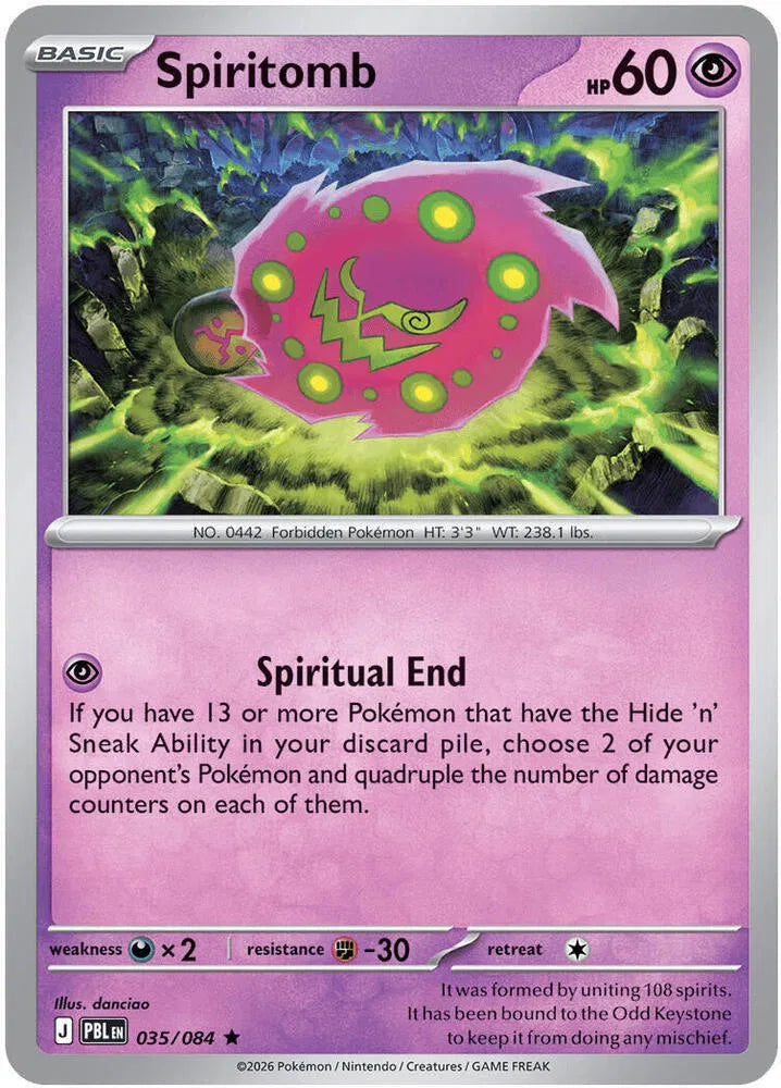 Spiritomb 035/084 Holofoil