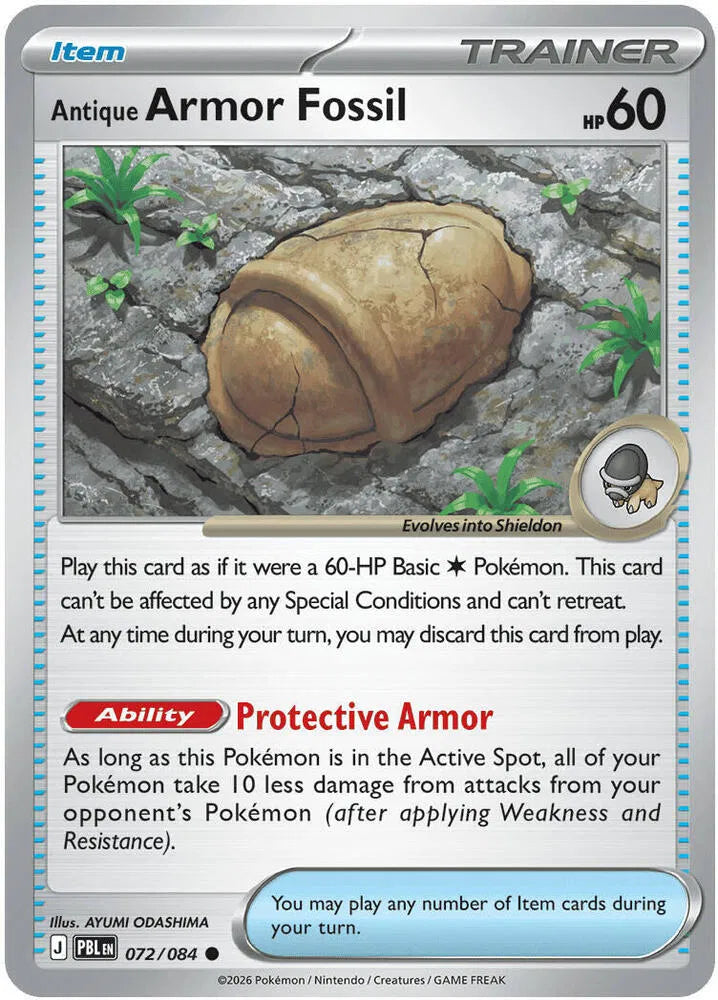 Antique Armor Fossil 072/084