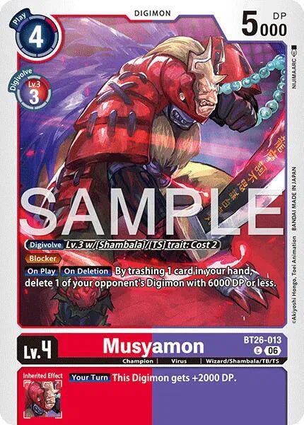 Musyamon BT26-013