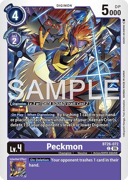 Peckmon BT26-072