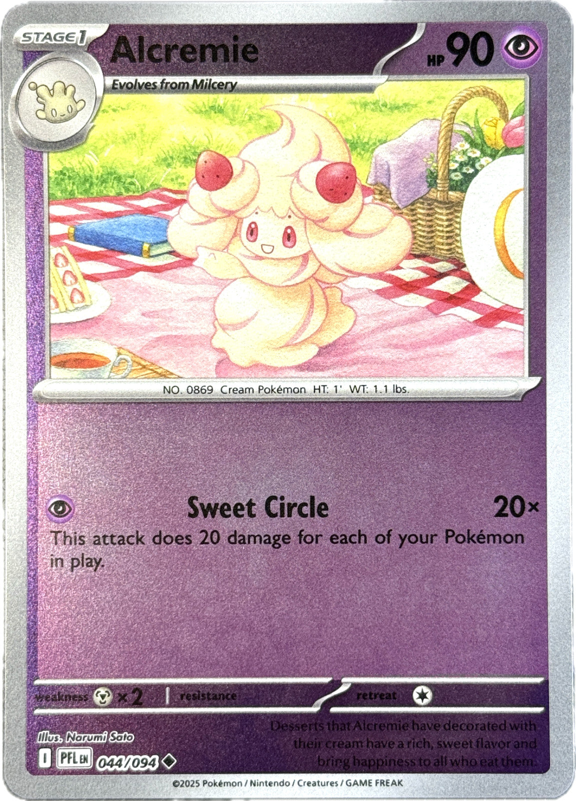 Alcremie 044/094 Reverse Holo