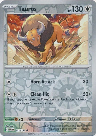 Tauros 152/182 Reverse Holo