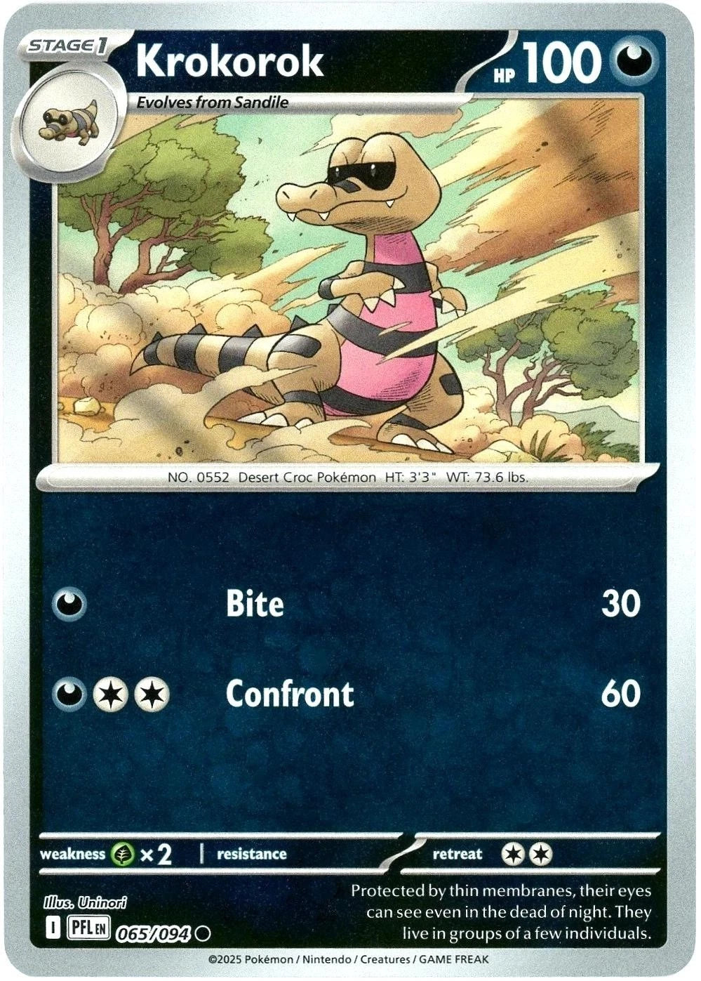 Krokorok 065/094 Reverse Holo