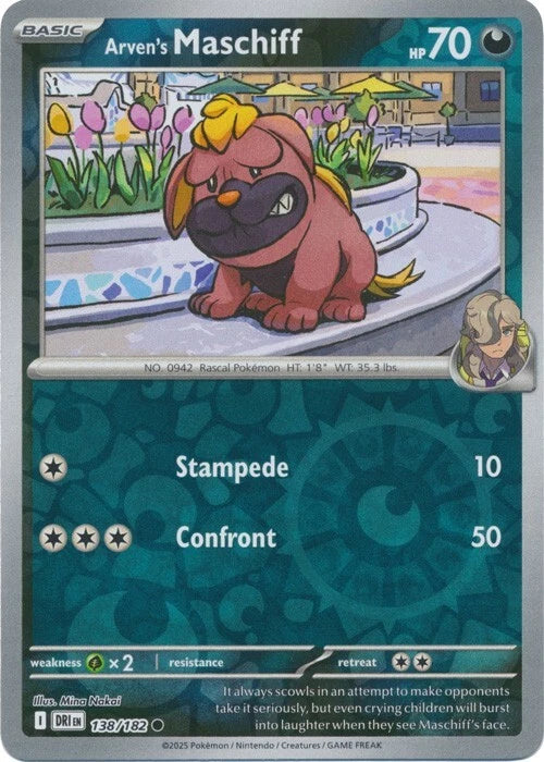 Arven's Maschiff 138/182 Reverse Holo